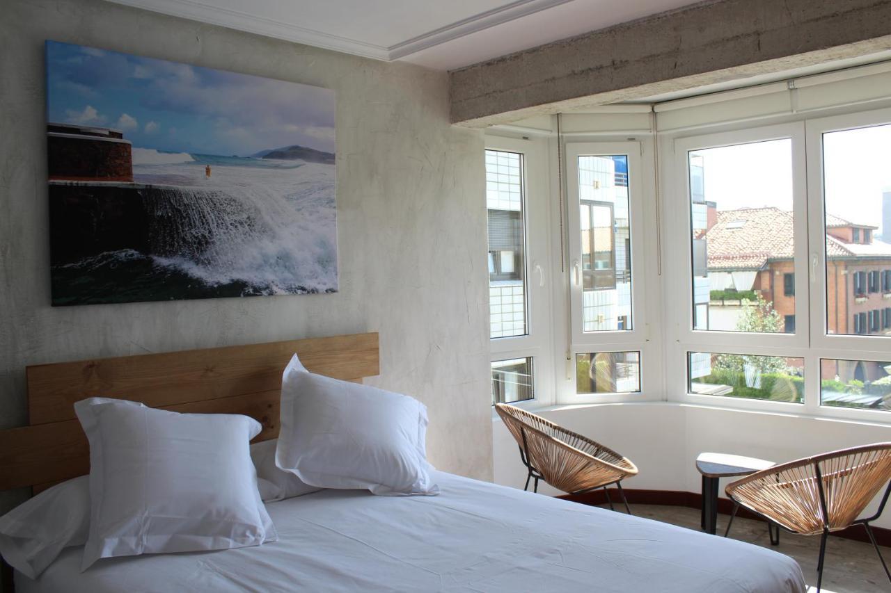 Apartamentos Zarautz Playa, Con Piscina Y Garaje Luaran gambar