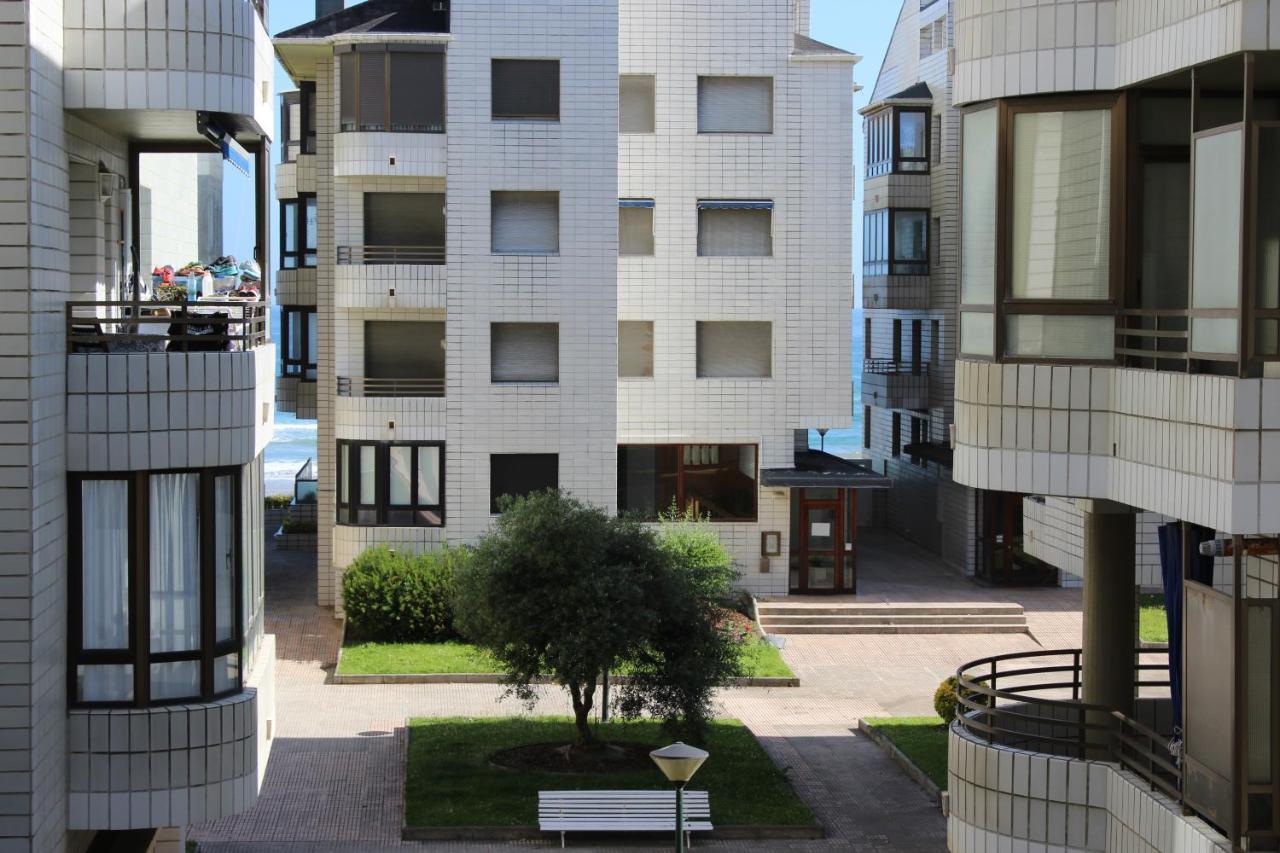 Apartamentos Zarautz Playa, Con Piscina Y Garaje Luaran gambar